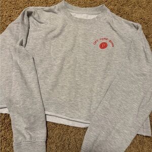 Pure Barre Cropped Sweatshirt L